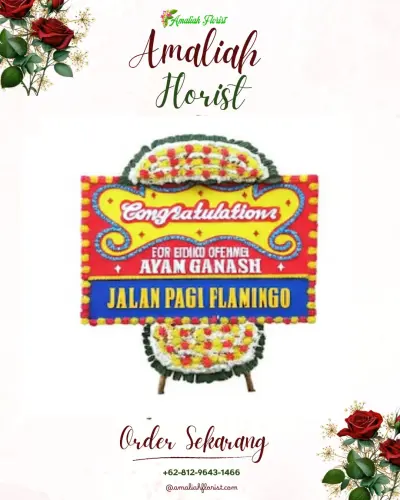 Bunga Papan Congratulation di Watugede